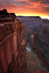 The great magnitude of the Grand Canyon. The great magnitude of the Grand Canyon.