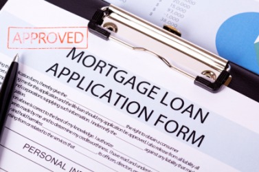 An application for a mortgage. An application for a mortgage.