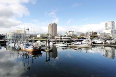 Nanaimo harbor. Nanaimo harbor.