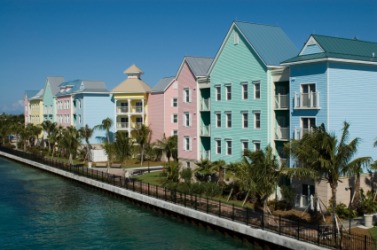 Colorful buildings of Nassau, Bahamas. Colorful buildings of Nassau, Bahamas.
