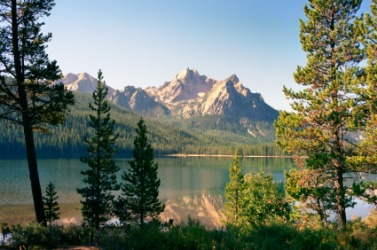 Morning in the Sawtooth National Forest in Idaho. Morning in the Sawtooth National Forest in Idaho.