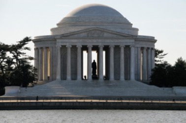 The Jefferson Memorial is a national monument. The Jefferson Memorial is a national monument.