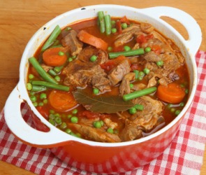 A dish of navarin. A dish of navarin.