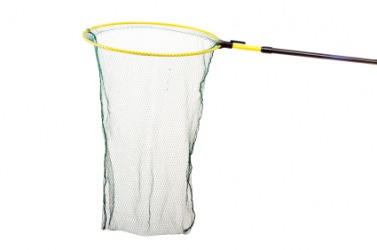 A small fishing net. A small fishing net.