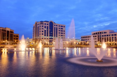 Newport News at night. Newport News at night.