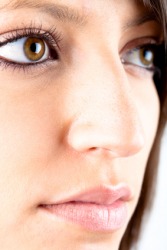 A womans nose, or beezer. A womans nose, or beezer.