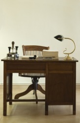 An older desk. An older desk.