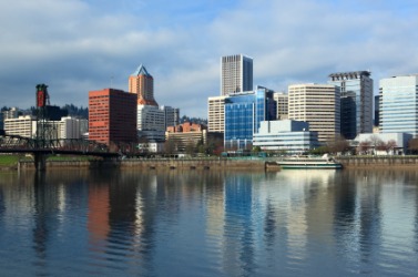 The skyline of Portland, Oregon. The skyline of Portland, Oregon.