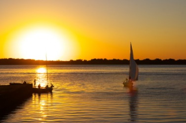 Sunset at Porto Alegre. Sunset at Porto Alegre.
