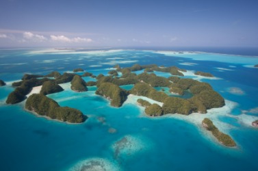 The islands of Palau or Belau. The islands of Palau or Belau.