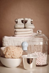 Some of the paraphernalia the mother of an infant would need. Some of the paraphernalia the mother of an infant would need.