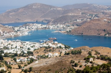 The island of Patmos. The island of Patmos.