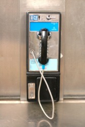 This is a pay phone. This is a pay phone.