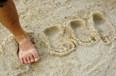 Quadruple footprints. Quadruple footprints.