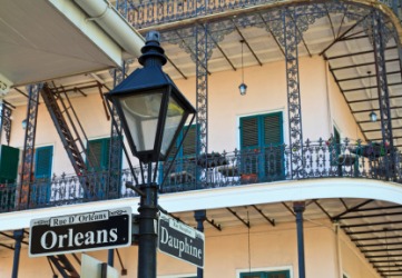 Ornate railings in New Orleans. Ornate railings in New Orleans.