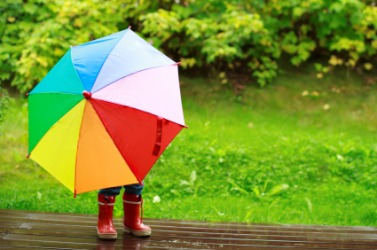This umbrella is rainproof. This umbrella is rainproof.