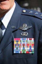 A military officer of high rank. A military officer of high rank.