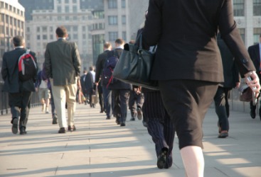 Members of the rat race. Members of the rat race.