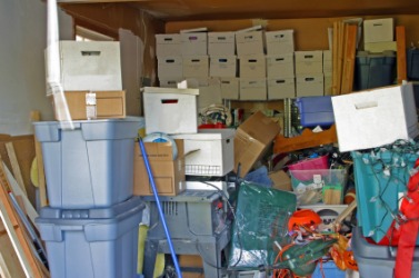 This garage is a real rat's nest. This garage is a real rat's nest.