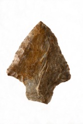 This arrowhead is a relic from an ancient time. This arrowhead is a relic from an ancient time.