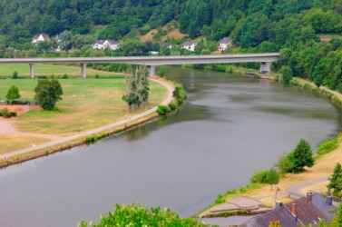 The river Saar. The river Saar.