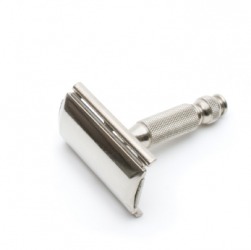 A safety razor. A safety razor.