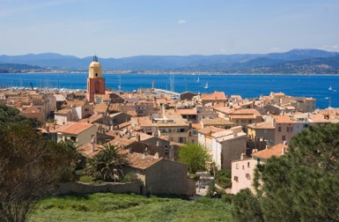 Rooftops of Saint-Tropez. Rooftops of Saint-Tropez.