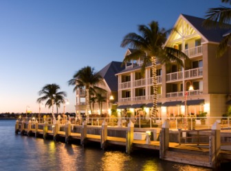 A seafront hotel. A seafront hotel.