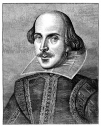 A portrait of Shakespeare. A portrait of Shakespeare.