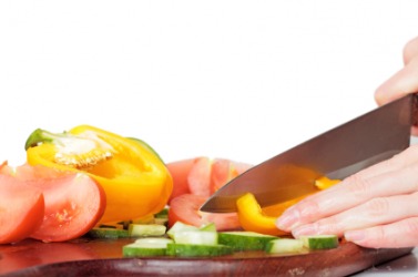 A cook's knife needs to be sharp. A cook's knife needs to be sharp.