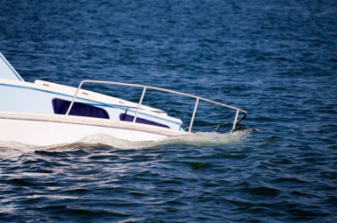 This boat is about to sink. This boat is about to sink.