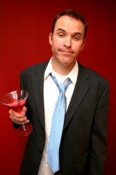 This man is tipsy. This man is tipsy.
