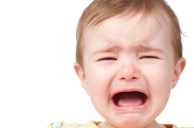 This baby is very upset. This baby is very upset.