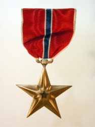 A soldier may be awarded a medal for valor. A soldier may be awarded a medal for valor.