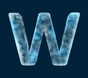 The letter W. The letter W.
