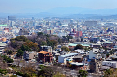The city of Wakayama. The city of Wakayama.