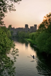 Warwick castle in Warwickshire. Warwick castle in Warwickshire.