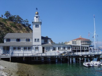 A yacht club on Catalina Island. A yacht club on Catalina Island.