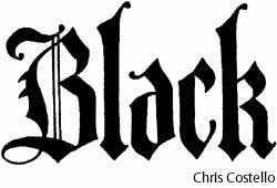 black letter