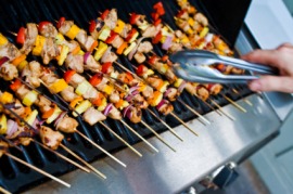 en brochette