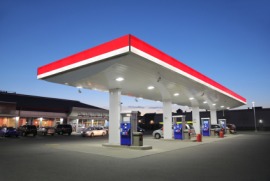gas station