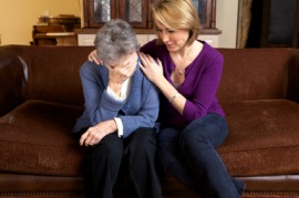grief-stricken
