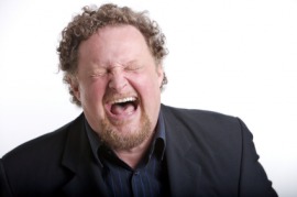 laughing