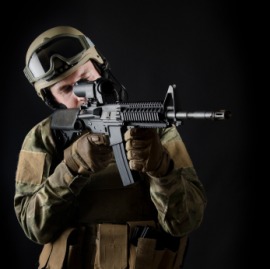 machine gun
