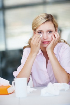 tearful