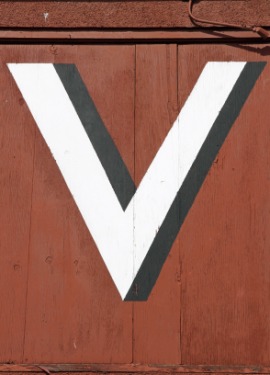 v