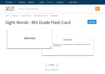 Practice with Flash Cards