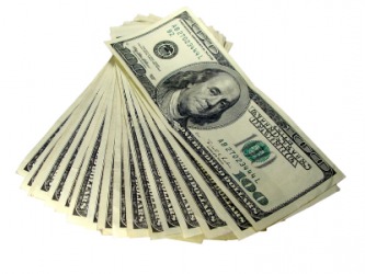 A stack of dinero. A stack of dinero.