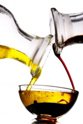 This mixture of oil and vinegar is an emulsion. This mixture of oil and vinegar is an emulsion.