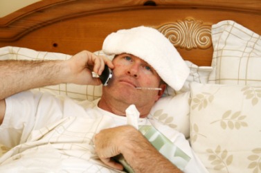 This man is ill. This man is ill.